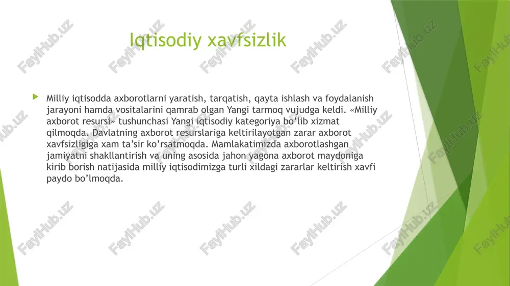 axborot xavfsizligini taʼminlash usullari - Page 5