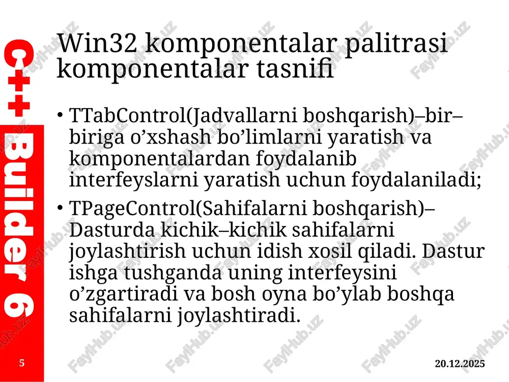 win32 va system komponentalar bilan ishlash - Page 5
