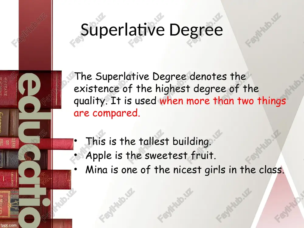 positive degree of comparison - Page 5