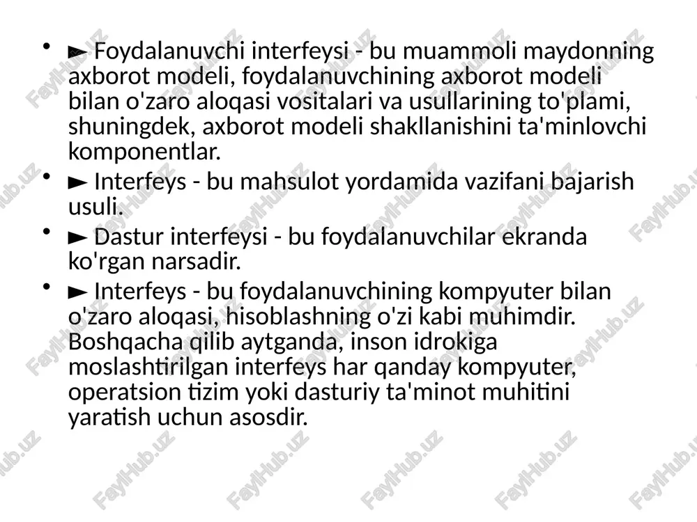interfeys yaratish qoidalari - Page 5