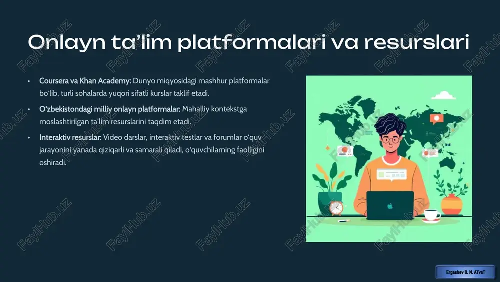 ta'limda qo'llaniladigan akt texnik va dasturiy vositalar - Page 5