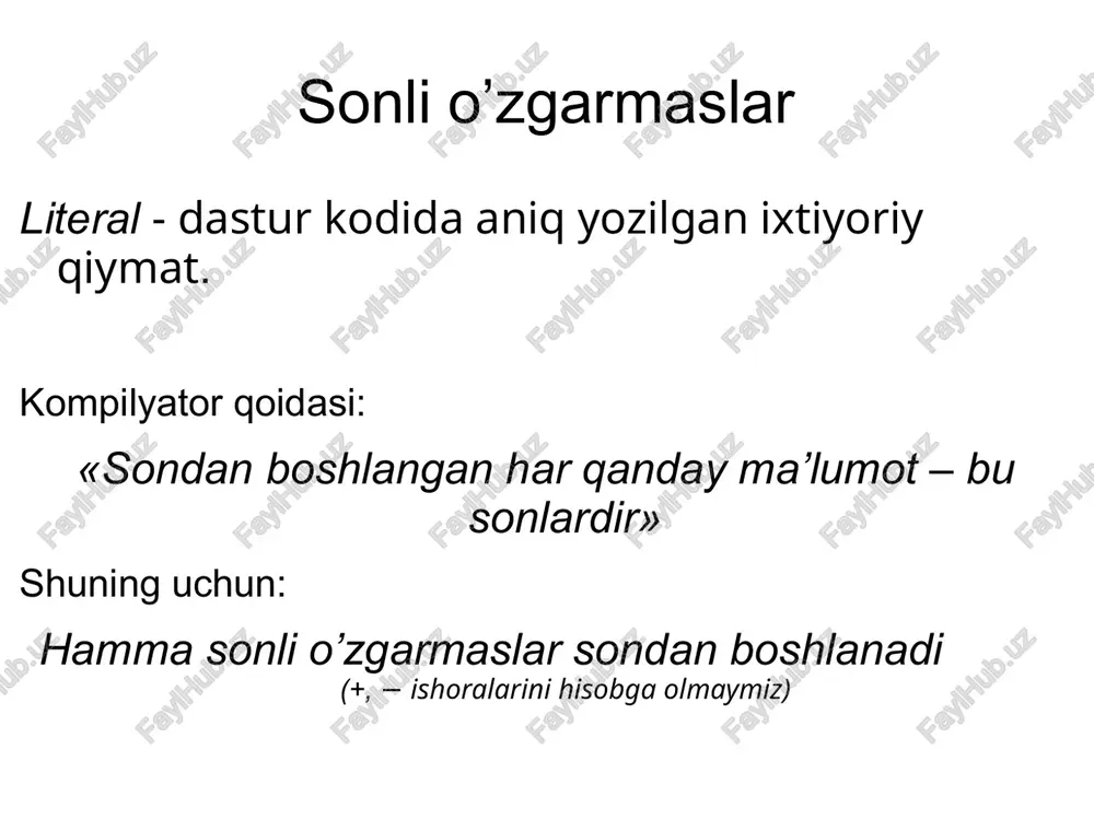 algoritmik til. dastur tuzilishi. - Page 5