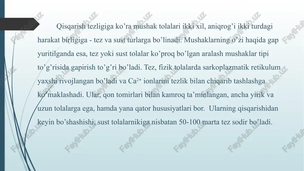 mushaklar qisqarishining morfologik asoslari - Page 5