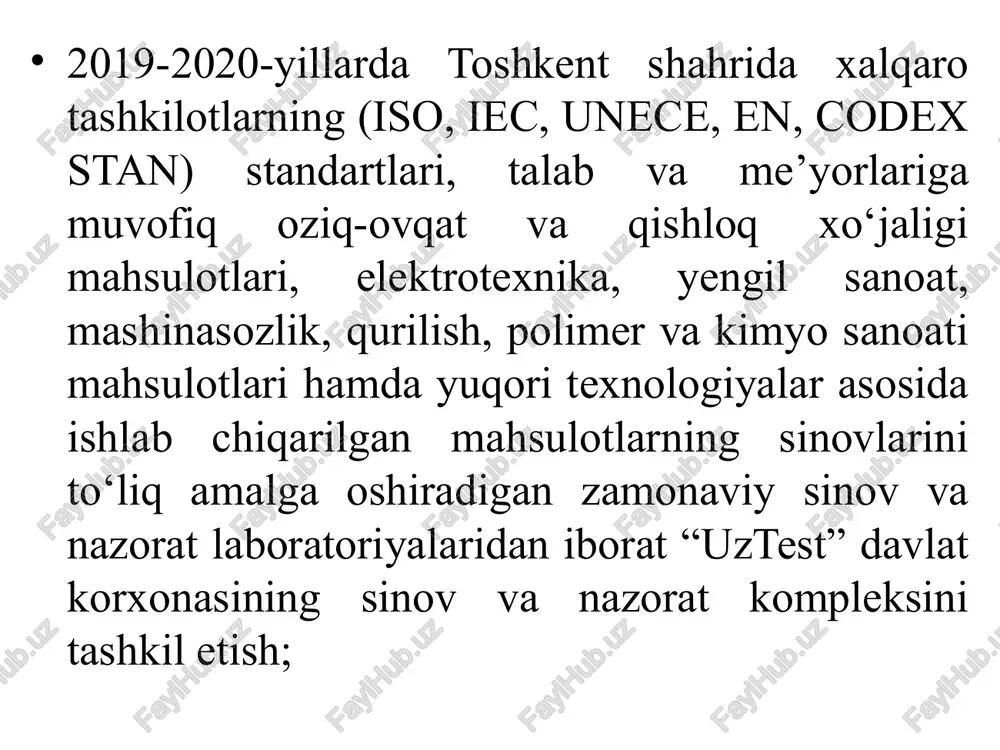 "o’zbekistonilmiy-sinovvasifatnazoratimarkazi»davlatkorxonasi(«uztest»dk" - Page 5