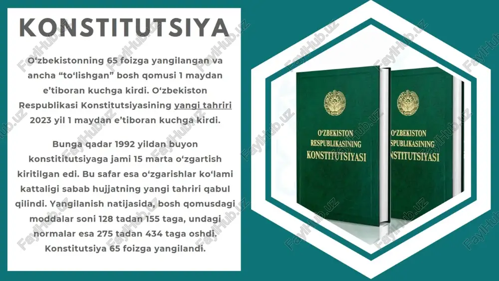 56 ta matematika, 28 ta kimyo-biologiya, 14 ta axborot texnologiyalariga ixtisoslashtirilgan maktablar, 14 ta fizika va 207 ta chet tillariga lalarda py i ¢. 5 _ ixtisoslashtirilgan maktablar 072 ta oltin, 18 ta faoliyatini boshladi. umush, 30ta_ bronza medalini ws : to'rt yil mobaynida 134 ta yangi maktab qurilib, : 2 ming 965 ta maktab a . y a an rekonstruksiya \ a : 10 mingdan ziyo see tashill etfidl mtn 171 ta nodaviat qo'lga kiritdi. maktablari, 48 ta daviat-xususiy sheri] ijod maktablari i shaklida maktablar faoliya' ixtisoslashtirilgan ko'rsatmoqda. see maktaby, 800 dan ortiq madaniyat markazida 4,5 mingdan ziyod to'garak faoliyati yo'lga qo’yildi maktablarda tashkil etilgan 36,5 mingdan ziyod to’garaklarga 1 million 100 ming nafar o’g‘il- qgizlarimiz jalb qilindi. besh mug‘im tashabbus doirasida 201 ta axborot- kutubxona markazidagi kitoblar soni qariyb 25 yetdi. maktab kutubxonalari otm sonié65tadan xorijiyfiliallari © xususiy otm : taga yetdi. 65 tani yangi adabiyotlar bilan we …