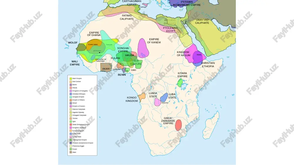 v-xv asrlarda afrika qit’asi mamlakatlari - Page 5