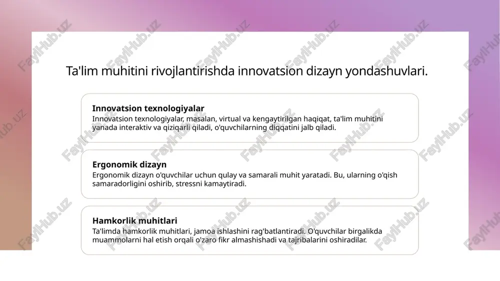 rivojlanish markazlari uchun sinflarni ishlab chiqish - Page 5
