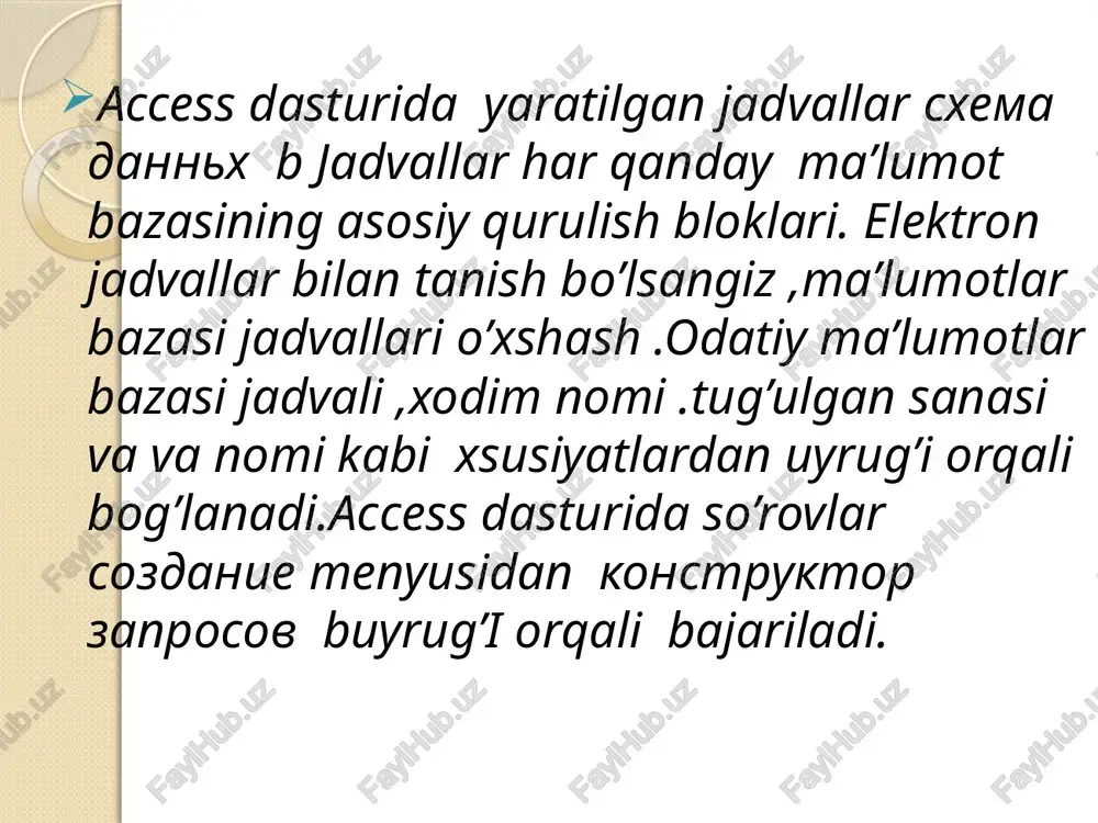 ma’lumotlar bazasini nima (mbbt) - Page 5