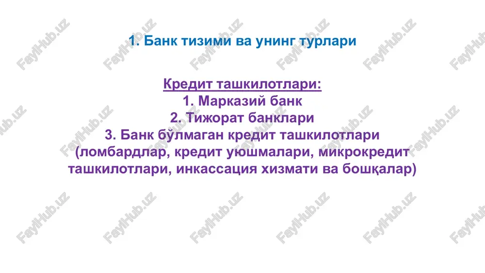 bank tizimi va uning turlari - Page 5