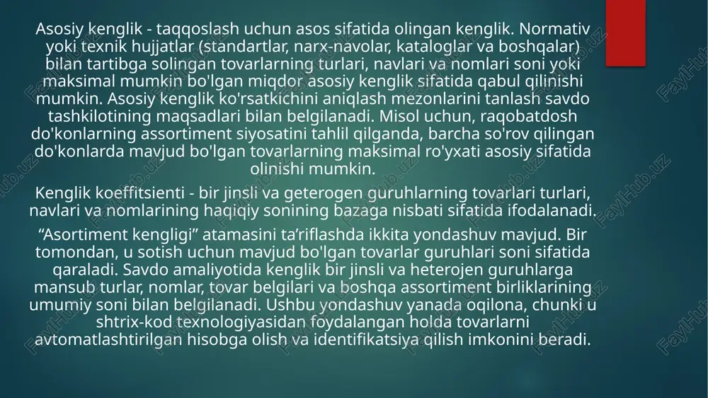 tovar assortimentini rejalashtirish - Page 5
