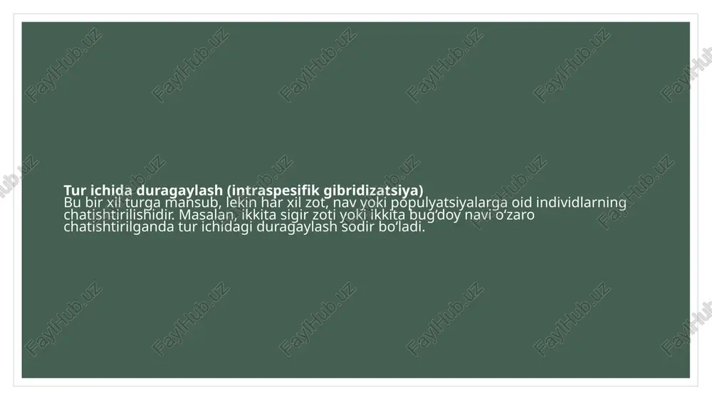 tur ichida va turlararo duragaylash - Page 5
