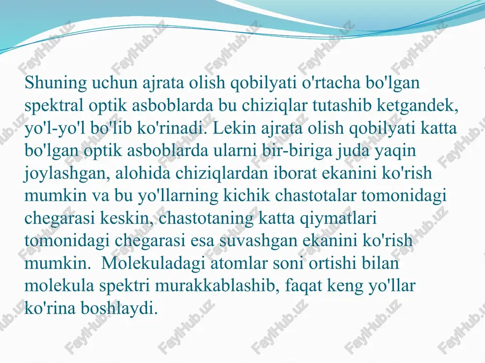 molekulalarning aylanma va tebranma spektrlari - Page 5