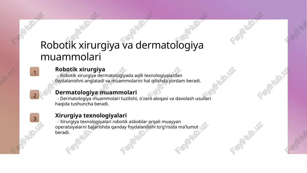 hg'ulotlar natijasida olingan bilim va ko'nikmalar asosida amalga oshiriladi. 3 sertifikatning ahamiyati sertifikatning o'qituvchi yoki so'roq ko'rsatkichlarining malakasini, bilim darajasini va professional darajasini aniqlash uchun ahamiyati katta. yuz maskalari va uyda qo'llaniladigan texnologiyalar 1 yuz maskalari turlari yuz maskalari o'zaro farqlanadi: tisnik, quruvchi yoki tarkibiy. har bir turi yuzning xususiyatiga mos keladi va foydalanish jarayoniga bog'liqdir. 2 uyda qo'llaniladigan mahsulotlar uyda qo'llaniladigan texnologiyalar bilan birga mahsulotlar ham o'rganiladi. uyda qo'llaniladigan maskalar, kremlar va serumlar yuzning xususiyatlariga qaratiladi. 3 organik maskalar organik maskalar tabiiy tarkibiyatlardan tayyorlanadi. bu maskalar yuzga zarar keltirmaydi va tabiatning quvvatlari bilan yuzning tini, rangi va xomilasini o'zgartiradi. 4 texnologiyalar va innovatsiyalar soha rivojlandikca, yuz maskalari va uyda qo'llaniladigan mahsulotlar texnologiya va innovatsiyalardan foydalanishga o'xshaydi. nanotexnologiyalar va genetik modifikatsiyalar yuzda ajoyib natijalar beradi. biologik turlar va tabiiy komponentlar 1 biologik tur haqida biologik tur, tabiiy vositalar orqali turlangan mahsulotlar. bu turda bitkilar, hayvonlar va mikroorganizmlar foydalaniladi. 2 tabiiy …