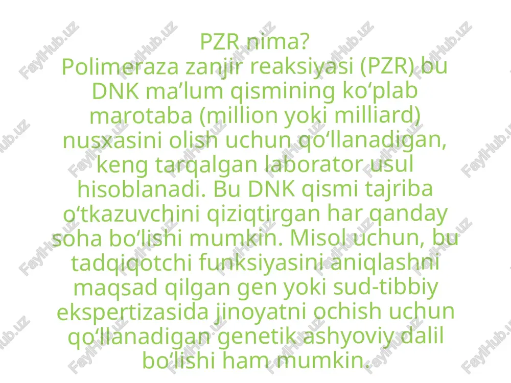 polimeraza zanjir reaksiyasi (pzr) - Page 5