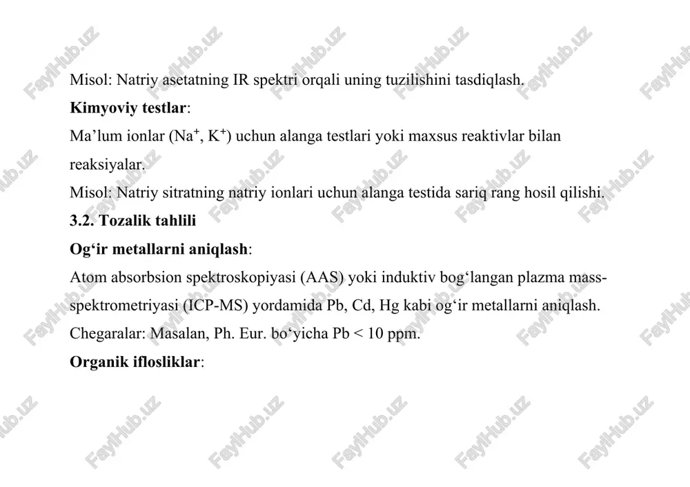 alifatik karbon kislotalar hosilalari va ularning tahlili - Page 5