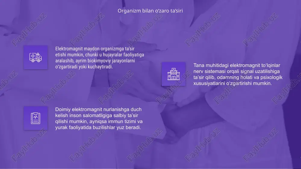 elektromagnit maydonning organizmga ta'siri - Page 5