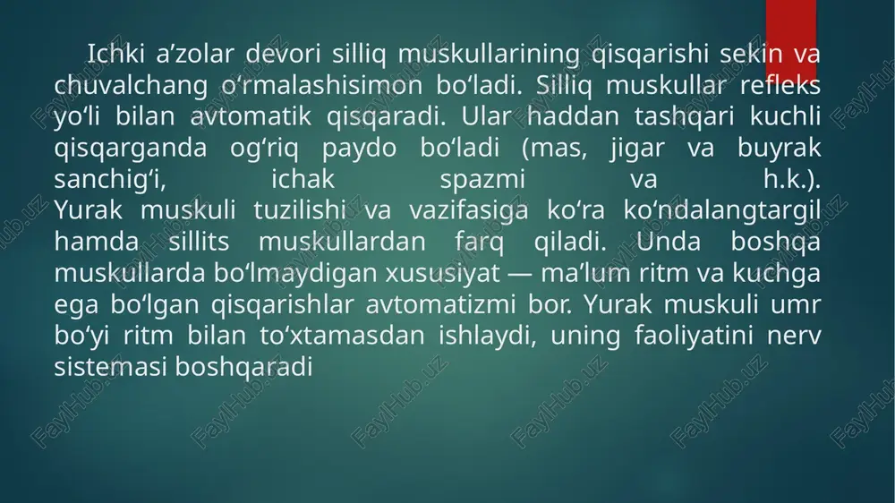 mushak qisqarish mexanizimining morfologik asoslari - Page 5