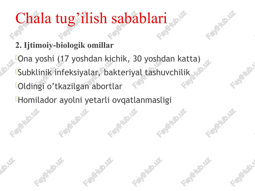 chala tug'ilgan chaqaloqlar - Page 5