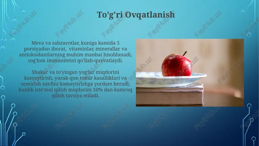 soglom turmush tarzi asoslari - Page 5