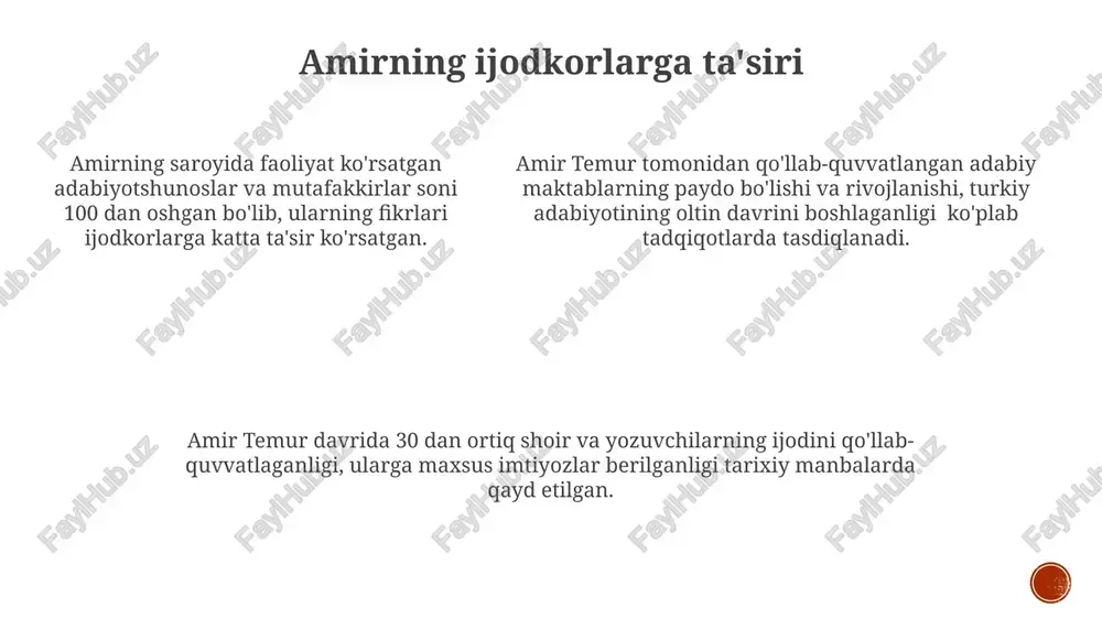 amiriyning adabiy muhit rahnamosi sifatida oʻrni - Page 5