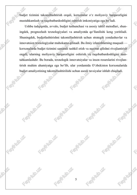 yordamida amalga oshiriladi. ularning asosiy maqsadi — kelajakdagi iqtisodiy holatni aniq va ishonchli tarzda bashorat qilishdir. bu texnologiyalar yordamida korxonalar xarajatlar, daromadlar, investitsiyalar va boshqa muhim ko‘rsatkichlarni oldindan bilib olish imkoniga ega bo‘ladi. shuningdek, bu texnologiyalar yordamida risklarni baholash va muvofiqlashtirish, resurslarni optimal taqsimlash hamda xavf-xatarlarni minimal darajada ushlab turish mumkin. prognozlash texnologiyalarining turlari juda keng va ular har bir korxona ehtiyojlariga mos ravishda tanlanadi. eng ko‘p qo‘llaniladigan metodlardan biri — regressiya tahlili bo‘lib, u kelajakdagi qiymatlarni tarixiy ma’lumotlar asosida hisoblash imkonini beradi. regressiya yordamida xarajatlar yoki daromadlarning o‘zgarish tendentsiyalarini aniqlash va ularni prognoz qilish mumkin. vaqt qatorlari tahlili esa, ayniqsa, davomiy va takroriy tendentsiyalarni aniqlashda qulaydir. bu metod yordamida, masalan, savdo hajmining mavsumiy o‘zgarishlarini oldindan ko‘rish mumkin. simulyatsiya metodlari esa, real holatlarni model qilish orqali kelajakdagi natijalarni bashorat qilish uchun ishlatiladi. ular yordamida turli sharoitlar va xatoliklarni hisobga olgan holda, kelajakdagi moliyaviy holatlarni ko‘rsatish mumkin. bu texnologiyalar, ayniqsa, murakkab …
