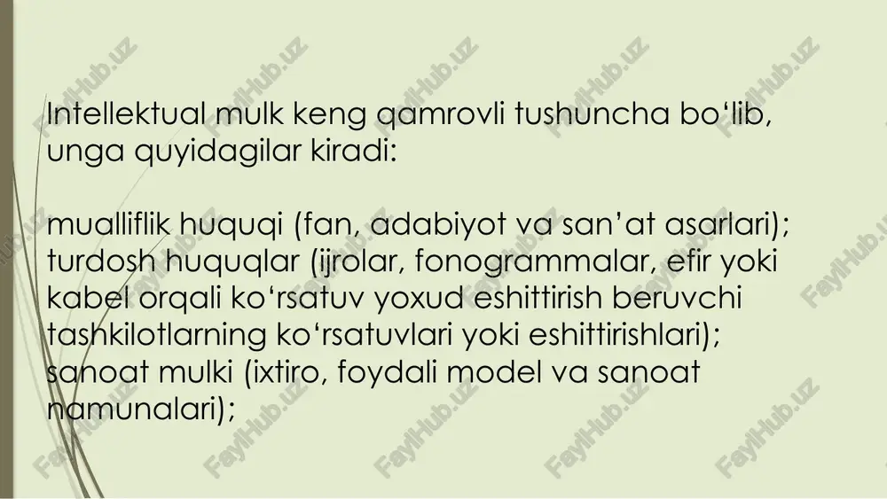 intellektual mulkni himoyalash va qo'riqlash - Page 5