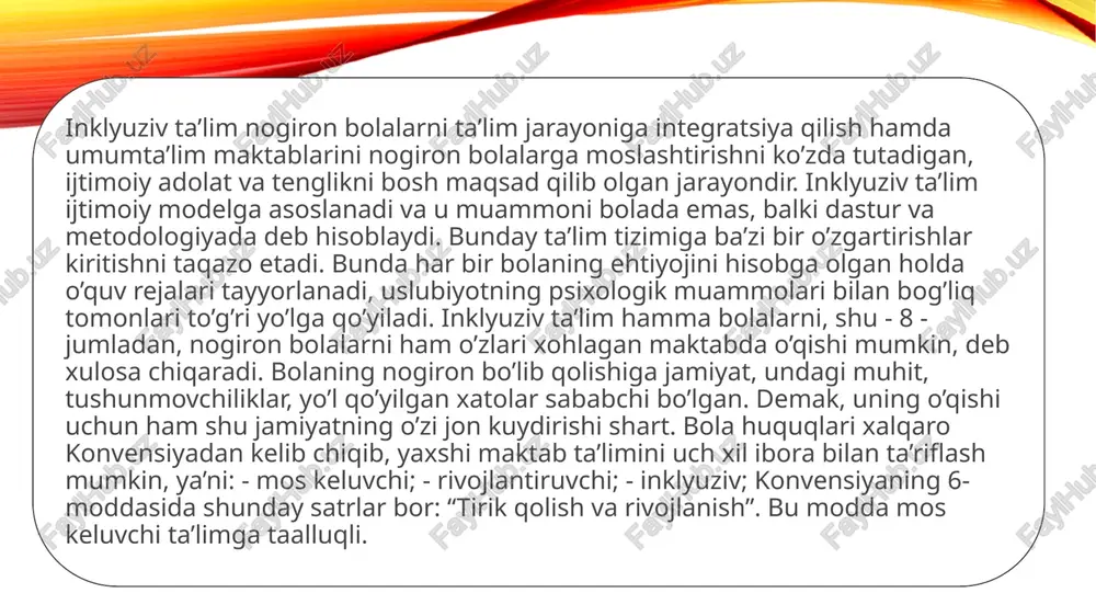 onserni. 1997. 2. karimov i.a. o`zbekiston kelajagi buyuk davlat. toshkent. o`zbekiston. 1992. 3. karimov i.a. barkamol avlod orzusi. toshkent. o`zbekiston. 1995. 4. karimov i.a. yuksak ma’naviyat yengilmas kuch. toshkent. 1998. 5. karimov i.a. jahon moliyaviy iqtisodiy inqrirozi, o`zbekiston sharoitida uni barataraf etish yo`llari va choralari. toshkent. 2009. 6. karimov i.a. o`zbekiston xxi asrga intilmoqda.-toshkent: o`zbekiston. 1999. 7. karimov i.a. o`zbekistonning o`z istiqlol va taraqqiyot yo`li.- toshkent: o`zbekiston. 1998 image2.png image1.png /docprops/thumbnail.jpeg mayzle alohda yordamga munto (ali maaktab! yor! maktabgacha tashrloniga iklyurn talim sharotida o gihga moslashshida gua 'vamaktabtabning on
