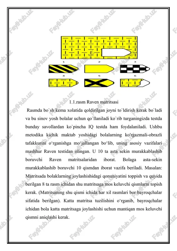 ntonning ko‘rish xotirasini o‘rganish testi. 9.tovushlarni eslab qolish uchun o‘tkaziladigan sinovlar. 10. eslab qolish uchun sinov. 11. bevosita eslab qolish metodikasi. 12. piktogramma metodi. 13. hikoyani qayta esga tushirish. mnemotechnique (yoki mnemonika) – yunoncha mnemonikon yodlash san'ati sun'iy assotsiatsiyalar hosil qilish orqali esda saqlashni osonlashtiradigan va xotira hajmini oshiradigan texnika va usullar majmuini anglatadi. mnemonika qadim zamonlardan beri ma'lum va kamida ikki ming yil oldin taraqqiy eta boshlagan. ba'zilar sharqda ma'lum bo'lgan desalar, boshqalar yunon shoiri simonidni (miloddan avvalgi 469 yilda vafot etgan) bu san'atning "ixtirochisi" deb hisoblashadi. hatto bu haqda afsonalar ham mavjud. mnemonik birinchi marta noma'lum rim ritorika o'qituvchisi tomonidan tasvirlangan. mnemonika katta hajmdagi semantik ma'lumotlarni to'g'ri yodlash uchun vosita sifatida ishlatilgan. qayd etish joizki, birorta ham yunon yoki rim so‘zlovchisi qo‘lida qisqacha bayon bilan ommaga gapirmagan, bu esa sun’iy yodlash usullarini qo‘llash zaruratini tug‘dirgan. kelajakda mnemonika doimo ritorika bilan bog'liq edi va tsitseron va kvintilianning (de oratore; …