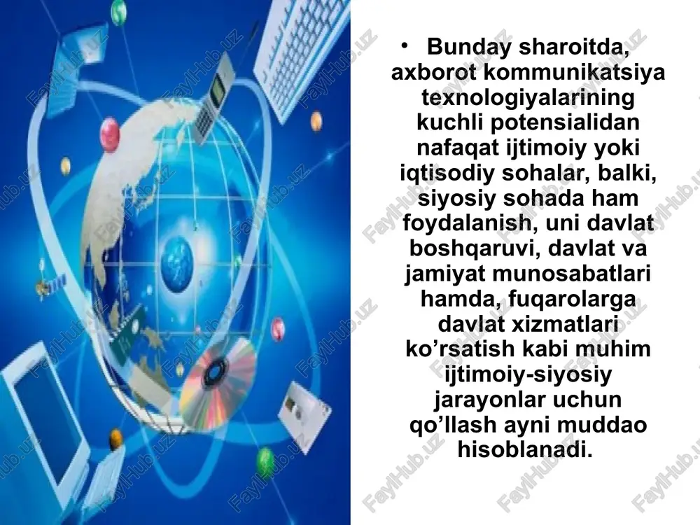 hukumat" tizimining axborat tizimlari kompleksi va ma'lumatiar bazalarini yaratish bo'yicha loyihalar va chora-tadhirlar ro'yxati" tasdiglangan. aloqa, axborotlashtirish va telekommunikatsiya texnologiyalari caviat qo'mitasi qoshida ushbu tizimlami joriy etish bo'yicha umumiy texnik siyosatni oli borish uchun elektron hukumat® tizimini rivojlantirish hamela axborot xavtsizligini ta'minlash markazlar\ ishga tushirilgan. bo’ sh ish o°rinlari |b) ssetezeecbetf. doc * a) hcl s| ¥ sco sarovaen.. binvex| @ @ © —» w total commander 7.56... || @ interaktiv xizmatiar ..._ [7] micrasoft word | [si microsoft powerpoint-[... | « @ 13:16 daviat tashkilotiga murojaat yuborish ‘yagona interaktiv daviat beta davlat organi rahbariyati qabuliga xizmatlari portali yozilish call-center : 1060 yoki (6 800) 200-18.18 © tashkilotiar bo yicha portal hagida portal haqida o'zbekiston respublikasi yagona interaktiv davlat xizmatlari portall (keyingl a'rinlarda yagona portal deb ataladi) internet tarmog'ida o'zhekiston respublikasining hukumat portali doirasida, shu jumladan «bir darcha» rejimida faoliyat ka'rsatadi yagona portal argali interaktiv daviat xizmatiari ko'rsatish ushbu o'zbekistan …