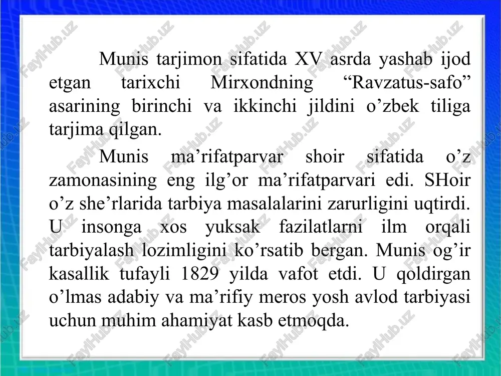 munis xorazmiyning savod ta'limi - Page 5