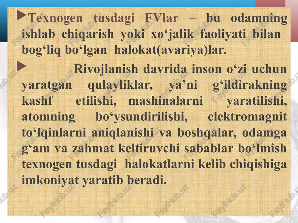 texnogen tusdagi favqulodda vaziyatlar - Page 5