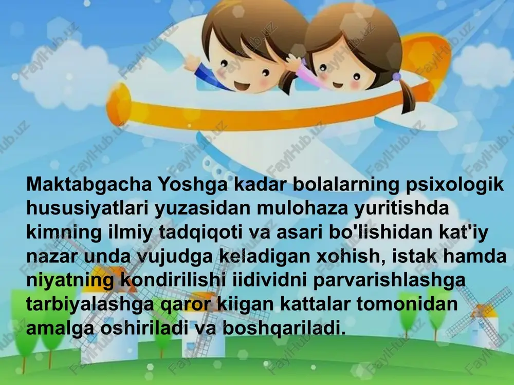 kichik maktabgacha yoshdagibolalarning psixologik hususiyatlari - Page 5