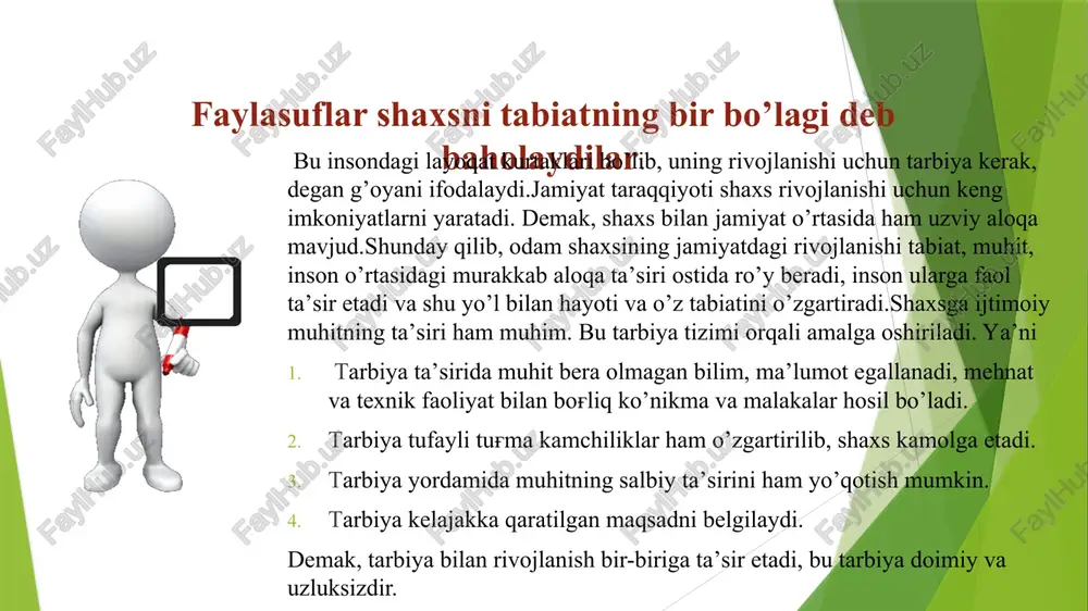 shaxsnirivojlantirish, tarbiyalash va ijtimoiylashtirish - Page 5