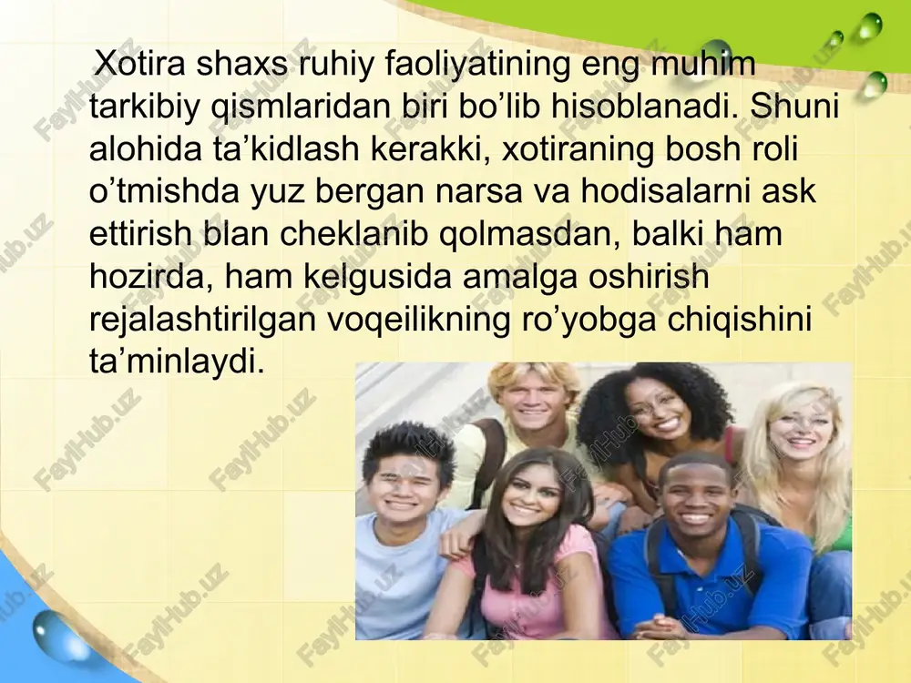 xotira diagnostikasi qilish metodlari reja - Page 5