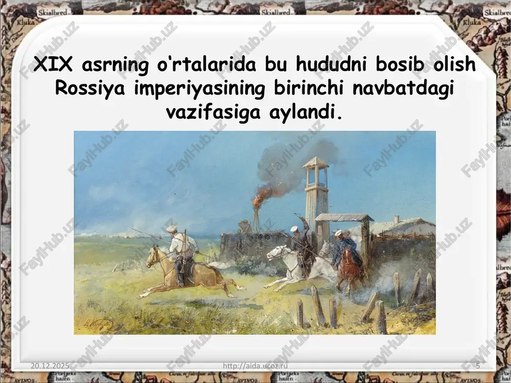o'rta osiyoxonliklarini bosib olinishi - Page 5
