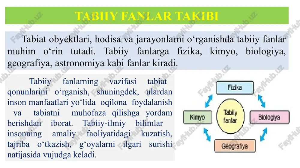 tabiiy fanlarning tadqiqot obyekti - Page 5