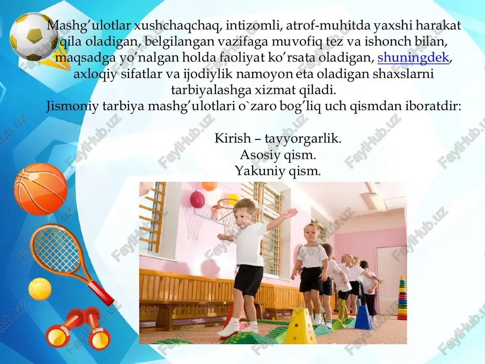 jismoniy tarbiya bo`yicha ishlar - Page 5