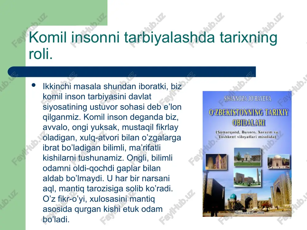 o’zlikni anglash tarix saboqlari - Page 5