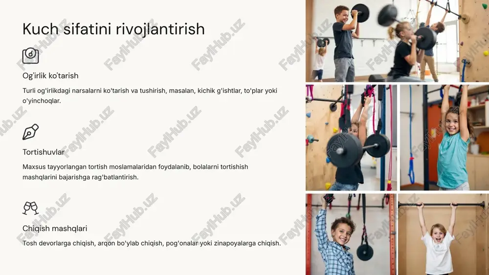 bolalar jismoniy tarbiyasini rivojlantirish - Page 5