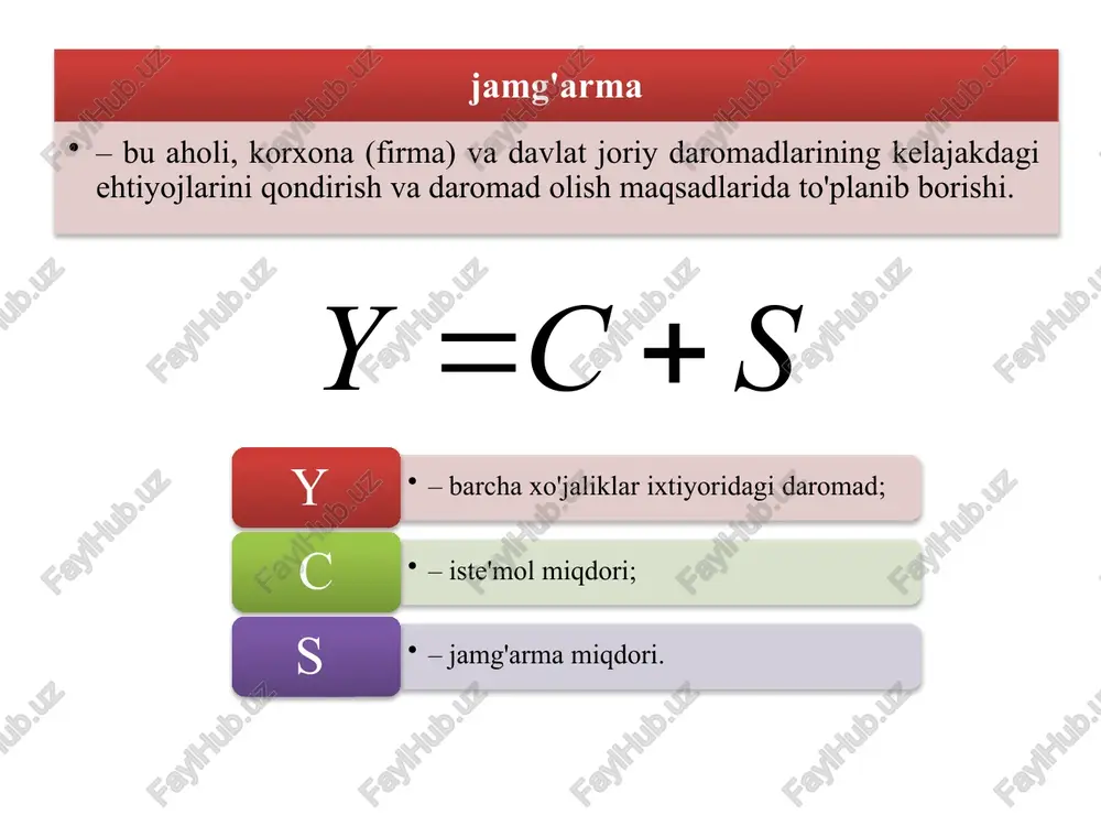 iste'mol vajamg'armaning iqtisodiy mazmuni - Page 5
