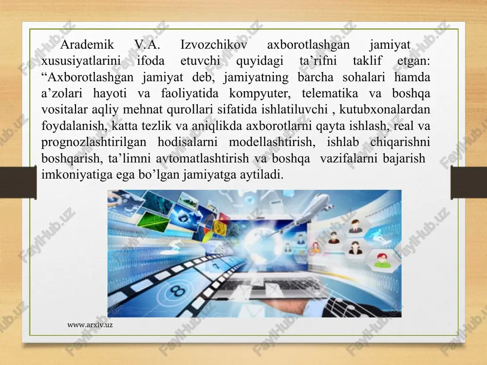 axborotlashgan jamiyat va uning istiqbollari - Page 5