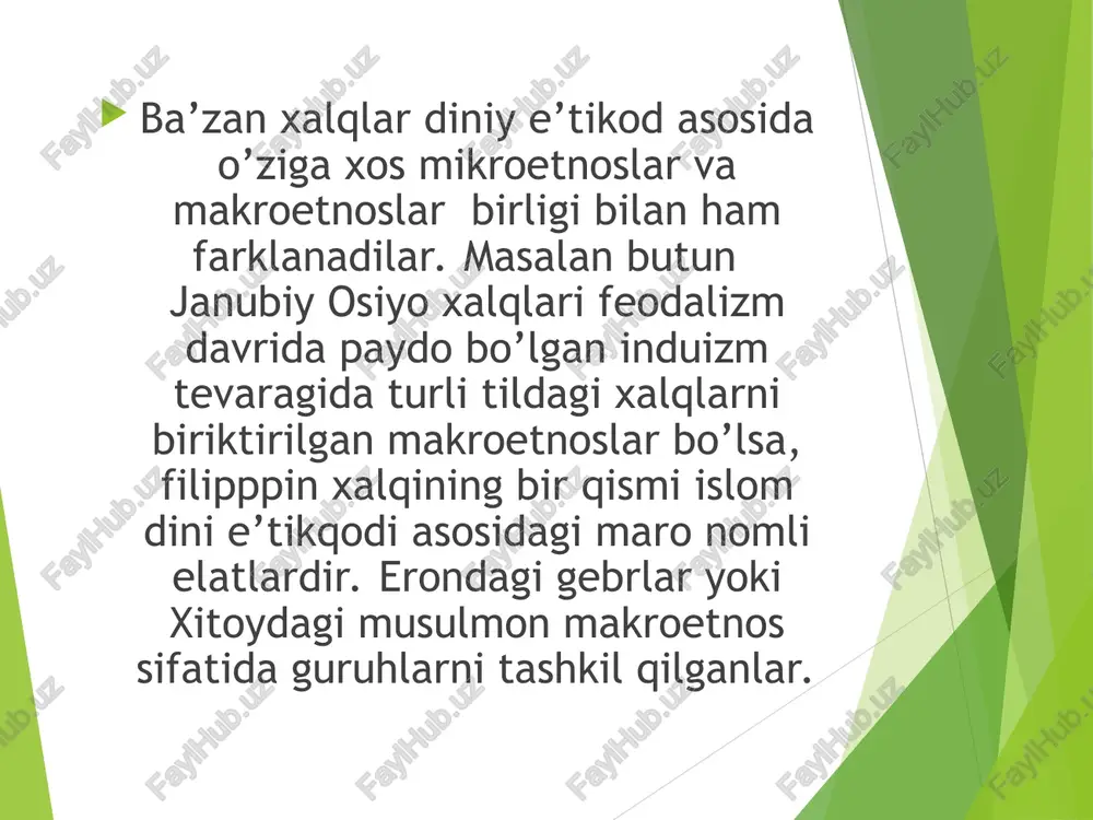 dunyo xalqlari madaniyatidagi umumiylik va farqlar - Page 5