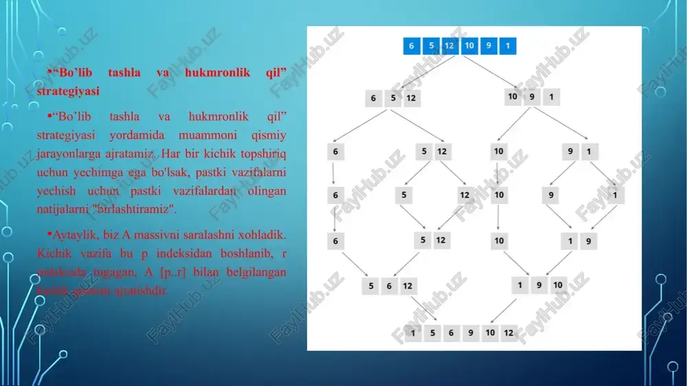 birlashtirib saralash (merge sort) - Page 5
