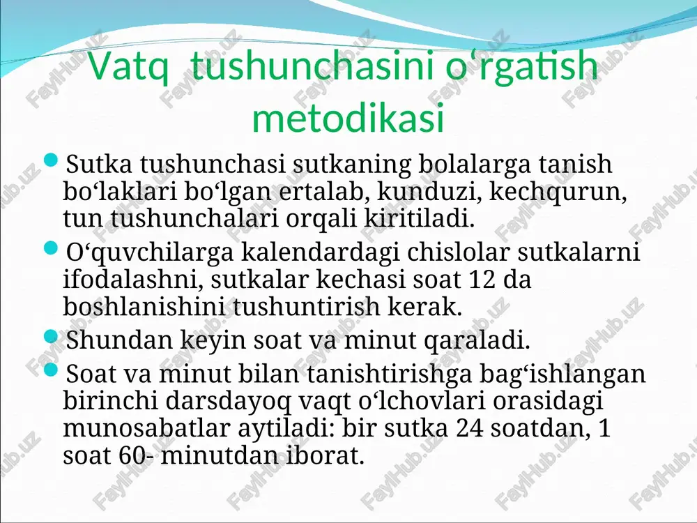 vaqt o‘lchovlari metodikasi - Page 5