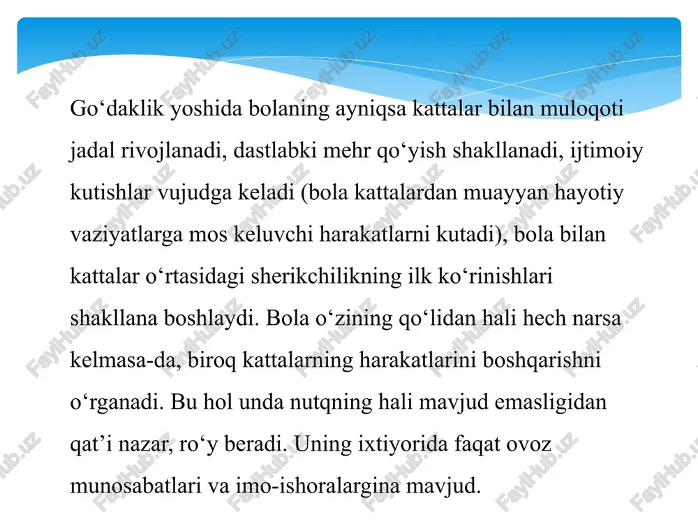 bolalarning ijtimoiy rivojlanishi - Page 5