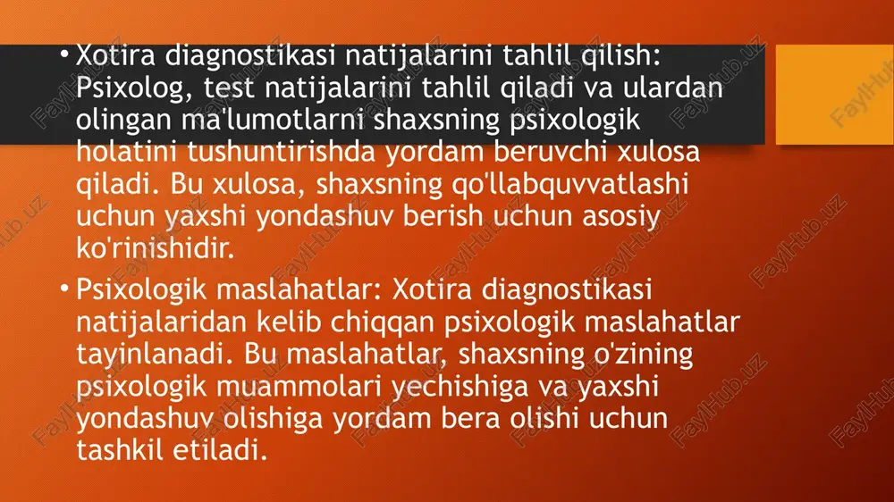 xotirani diagnostika qilish metodlari - Page 5