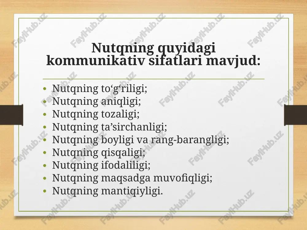 nutqning kommunikativ sifatlari - Page 5