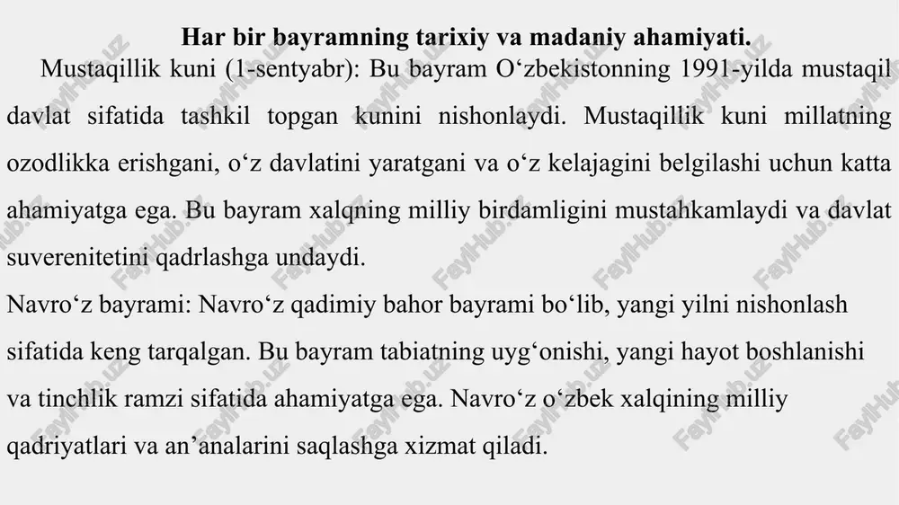 o'zbekistonning milliy bayramlari - Page 5