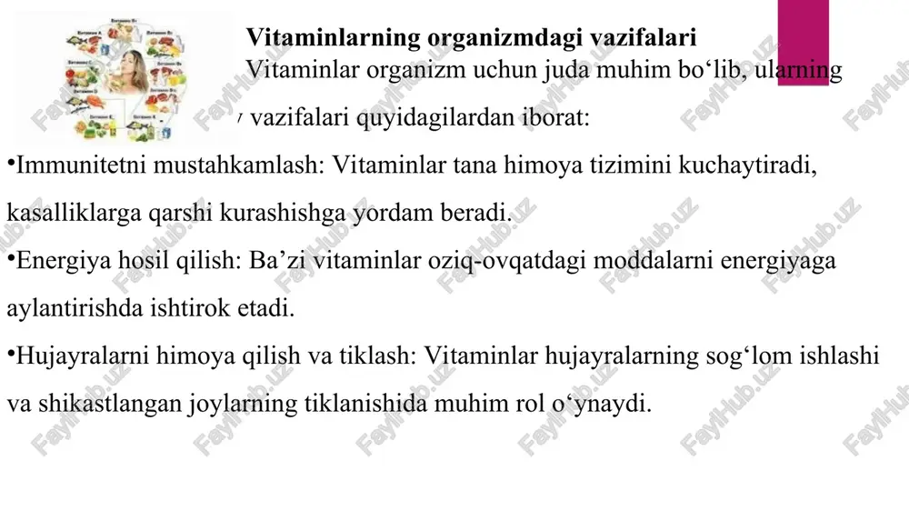 inson organizmida vitaminlarning roli - Page 5