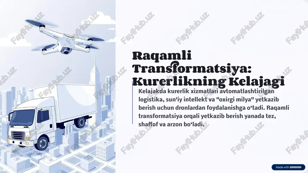 kurerlik xizmatlari faoliyatini tahlil qilish - Page 5